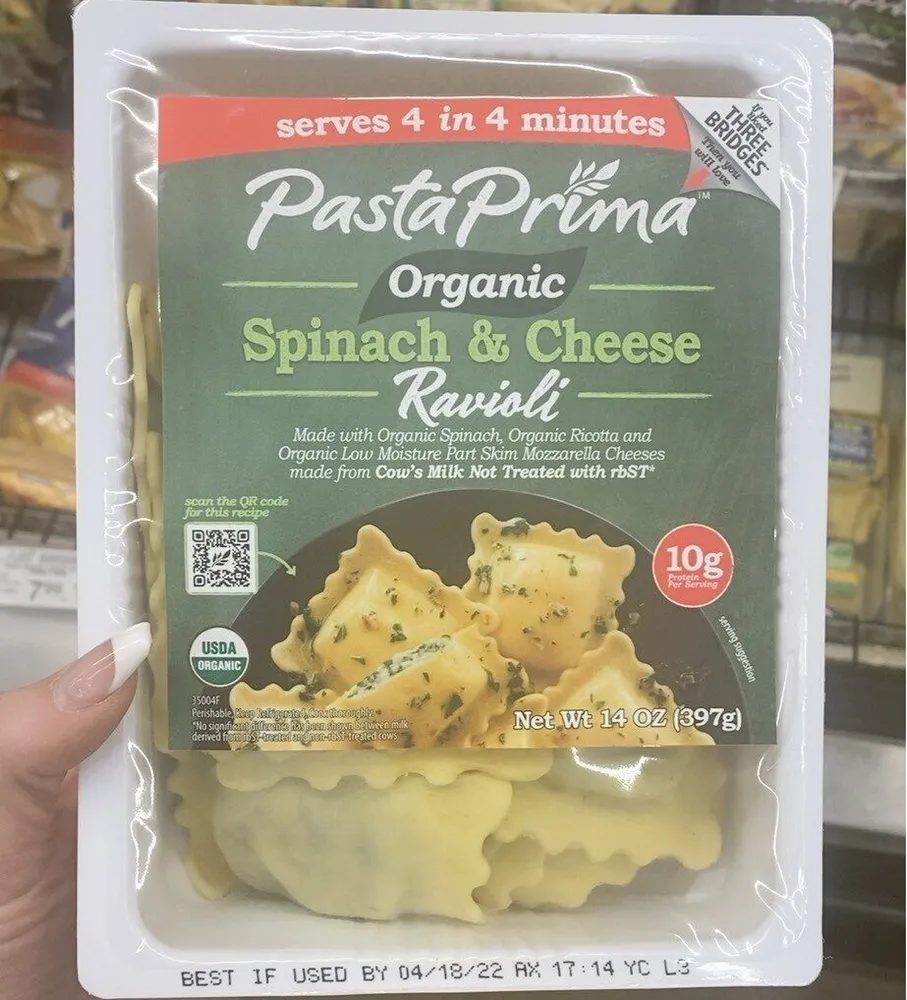 Spinach & Chesse Ravioli