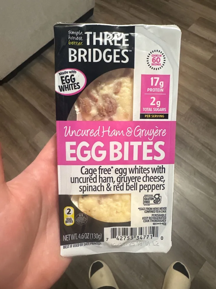 Uncured Ham & Gruyère Egg Bites