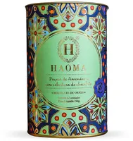 Paçoca Cobertura Chocolate Zero Lactose Haoma Lata 240g 12 Unidades
