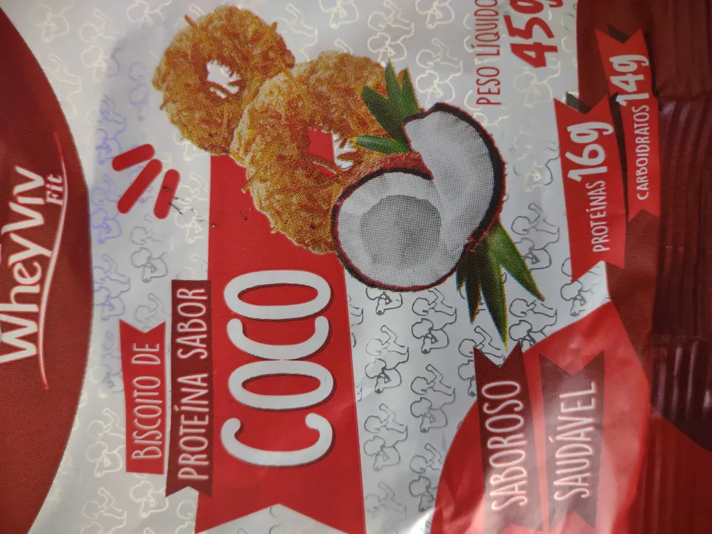 Biscoito de Proteína sabor Coco