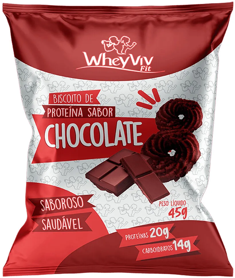 Biscoito De Proteína Sabor - Chocolate