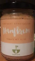 Hanfkrem Tomate mit Olive