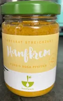 Hanfsaat Streichzart Hanfkrem Kürbis Rosa Pfeffer