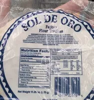 Fajitas Flour tortillas