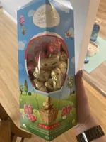 Easter Red Eggs Gold Bunnies