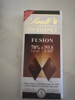 EXCELLENCE FUSION 70% CACAO & MILK LAIT