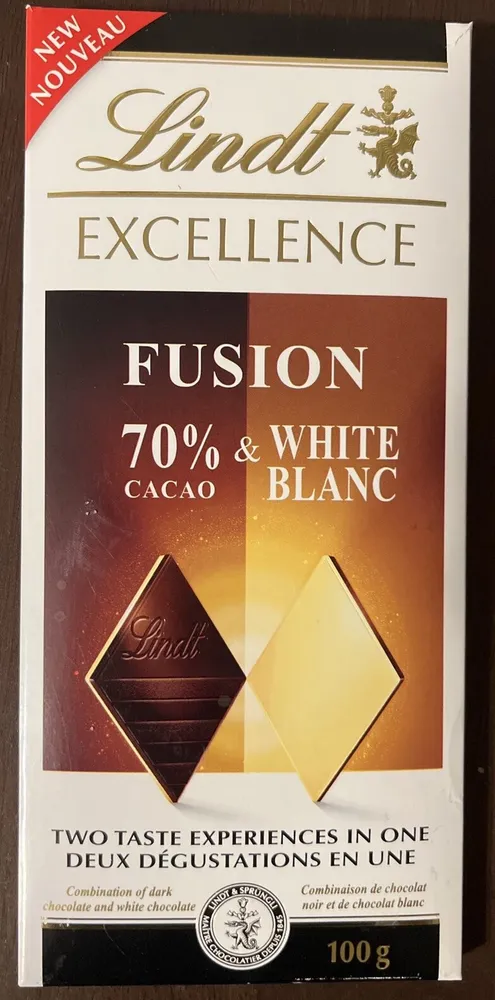 EXCELLENCE FUSION 70% CACAO & WHITE BLANC