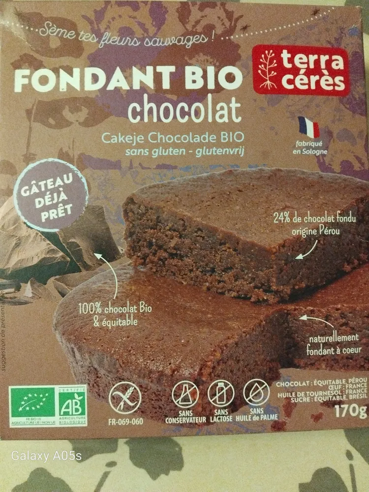 Fondant Bio Chocolat
