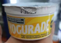Yogur semidescremado dietetico sabor vainilla