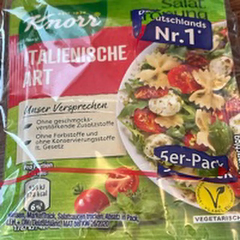Salatkrönung Italienische Art