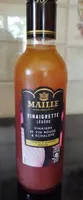 Vinaigrette légère : vinaigre de vin rouge et echalotte