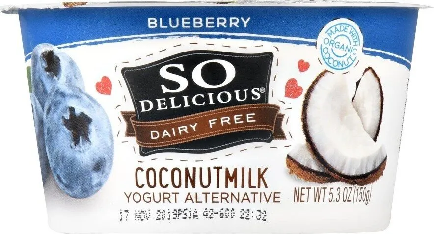 Coconutmilk Yogurt Alternative, Blueberry