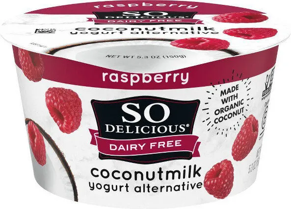 Raspberry Coconut Yogurt