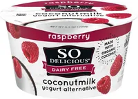 Raspberry Coconut Yogurt