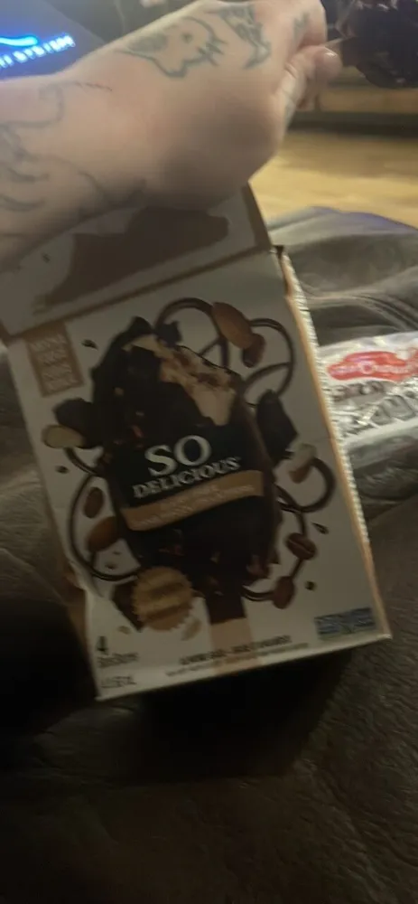 So Delicious Coconutmilk Frozen Dessert Bar Mocha Almond Fudge