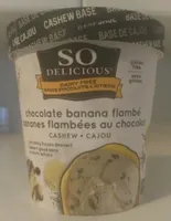 Bananas Foster (Chocolate Banana Flambé) Cashew Milk Non-Dairy Ice Cream