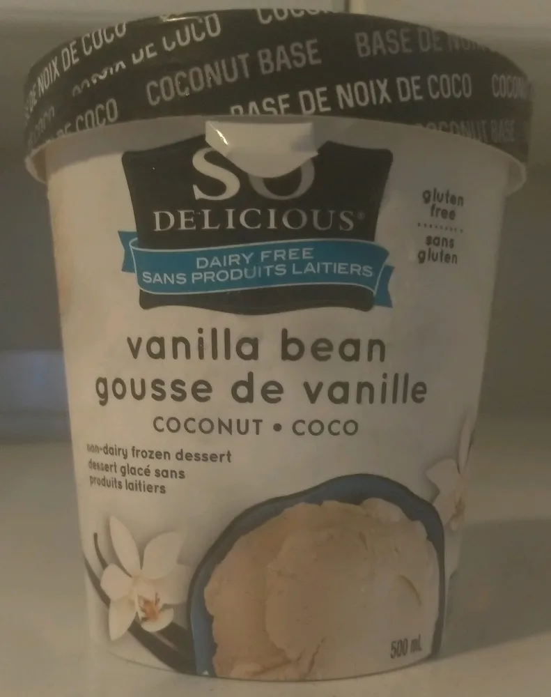 Coconut Milk Non-Dairy Frozen Dessert Vanilla Bean