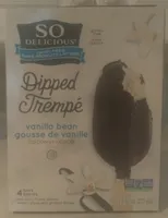 Coconut Milk Non-Dairy Frozen Dessert Dipped Vanilla Bars