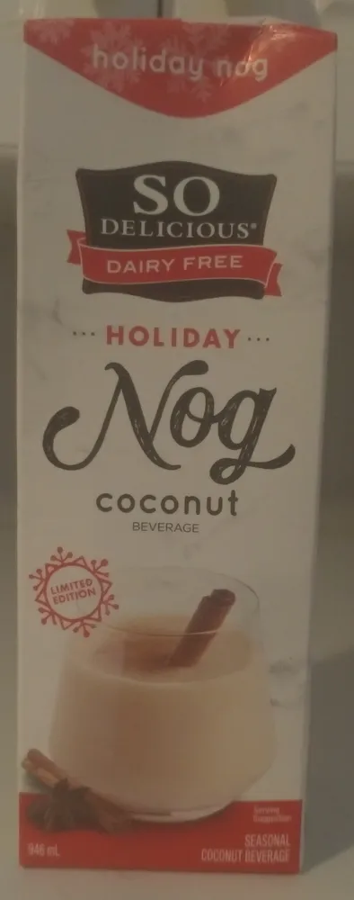 Holiday Nog, Seasonal Coconut Beverage