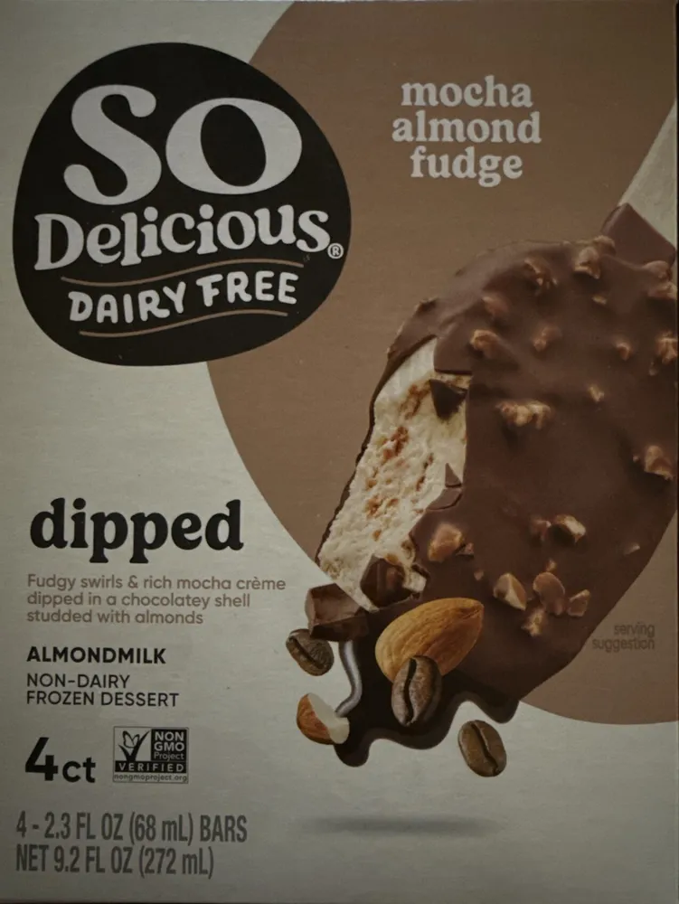 mocha almond fudge dipped