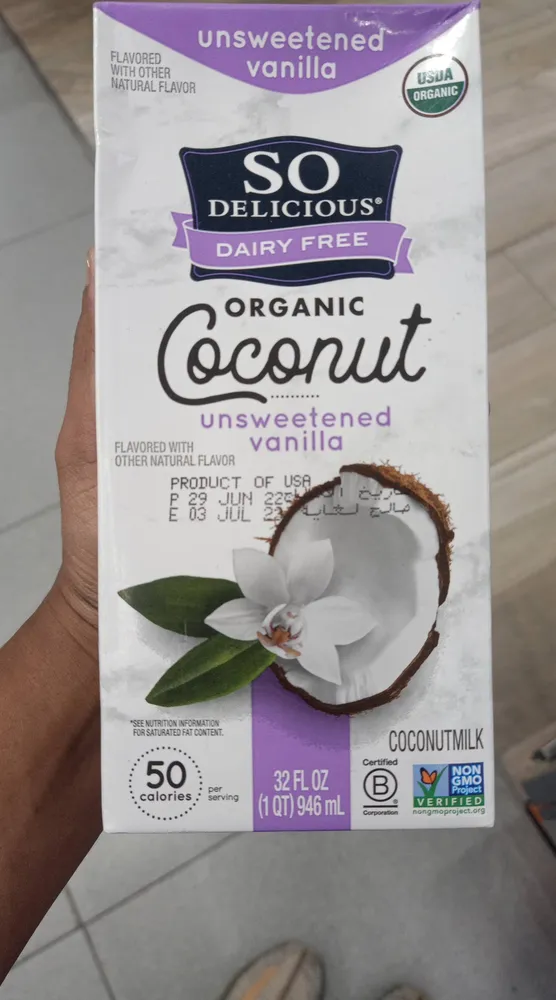 Organic Coconut Unsweetened Vanilla