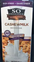 Unsweetened vanilla cashewmilk beverage