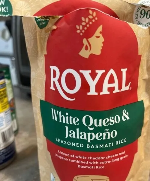 White Queso & Jalapeño Seasoned Basmati Rice