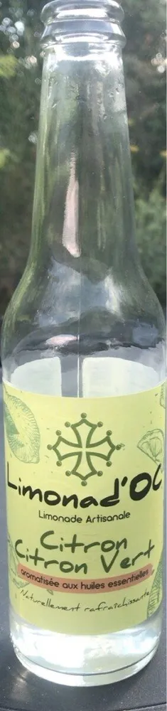 Limonade Artisanale Citron Citron Vert