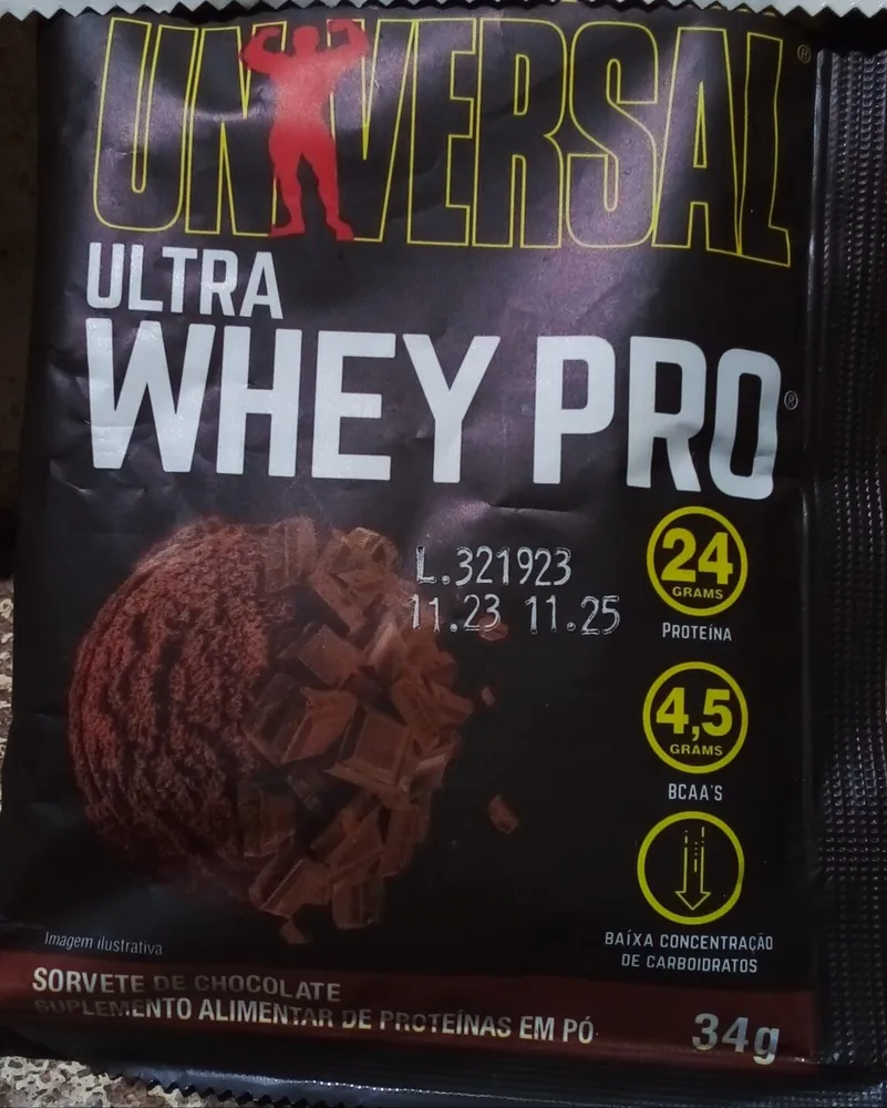 Ultra Whey Pro sabor Sorvete de Chocolate