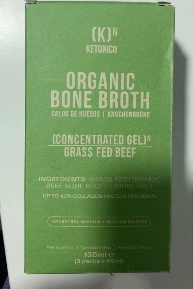 Organic bone broth
