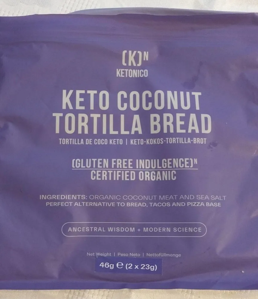 Ketonico Coconut Tortilla Bread