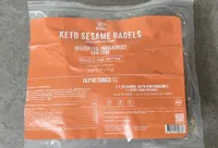 Keto sesame bagel