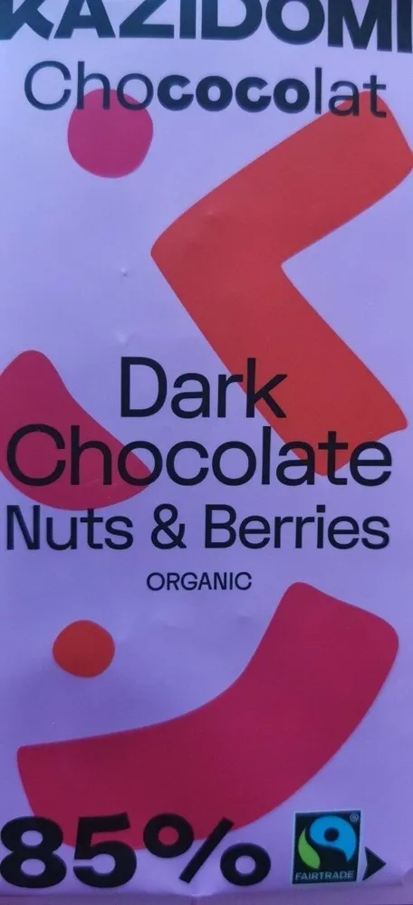 Dark chocolate nuts et berries