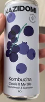 Kombucha cassis et myrtille
