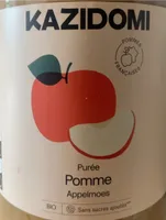 Purée de pommes biologiques