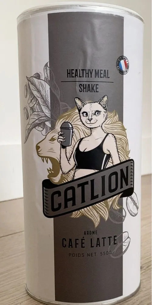 Healthy meal shake  cafe latte