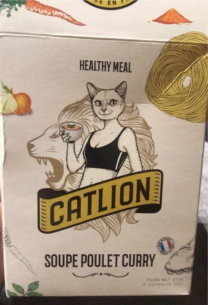 Soupe poulet curry