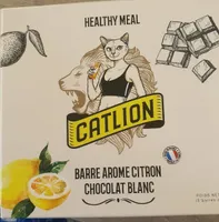 Barre arome citron chocolat blanc