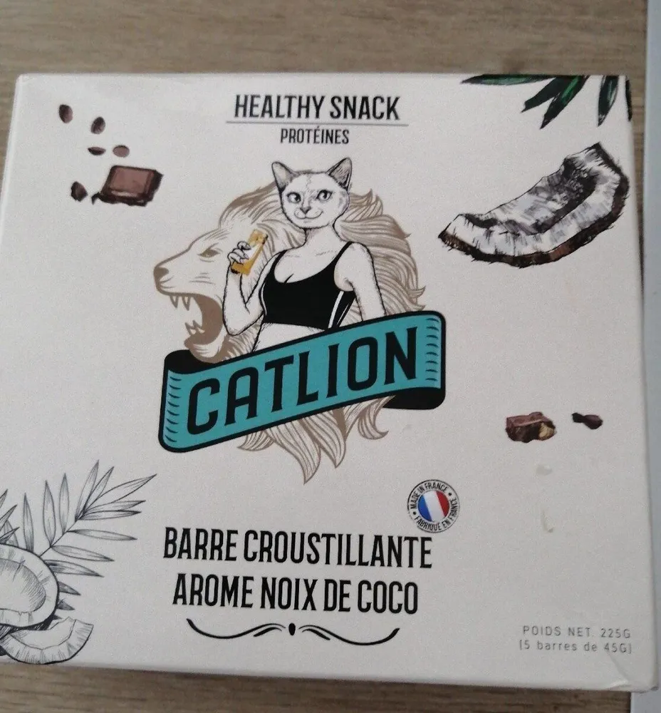 Barre croustillante arôme noix de coco