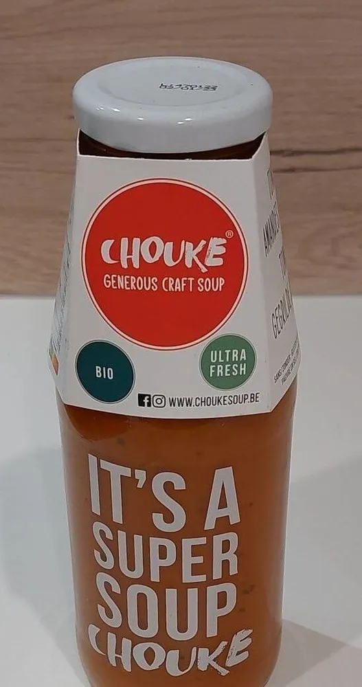 Chouke soupe tomates grillées amandes