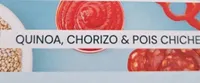 Quinoa, chorizo, pois chiches