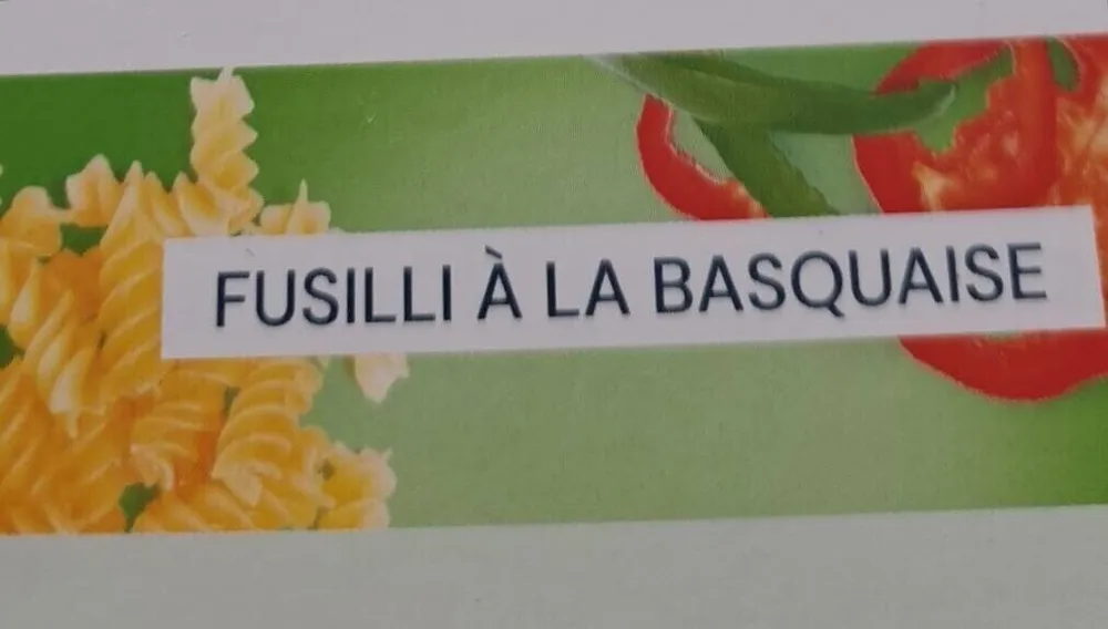 Fusilli à la basquaise