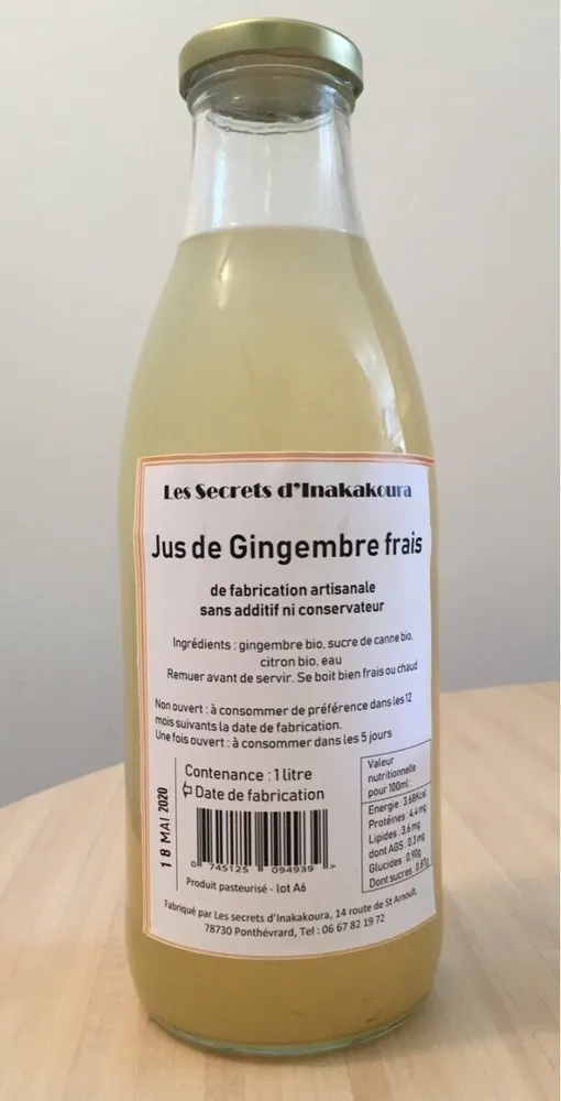 Jus de gingembre