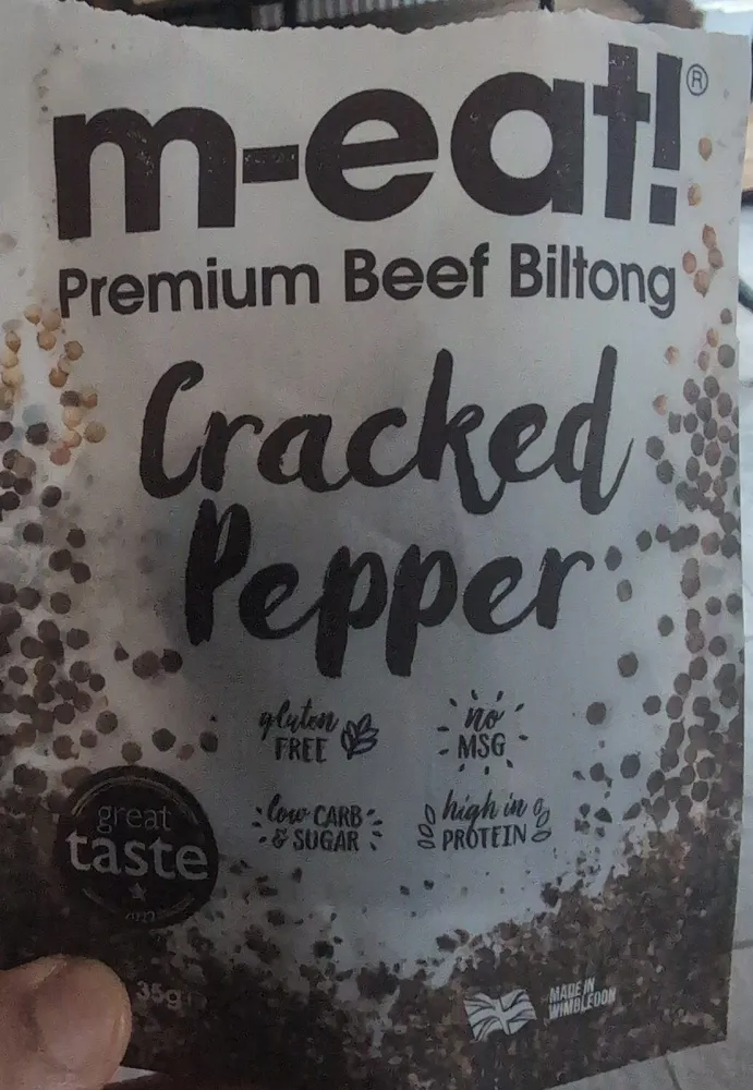 Cracked Black Pepper Beef Jerky