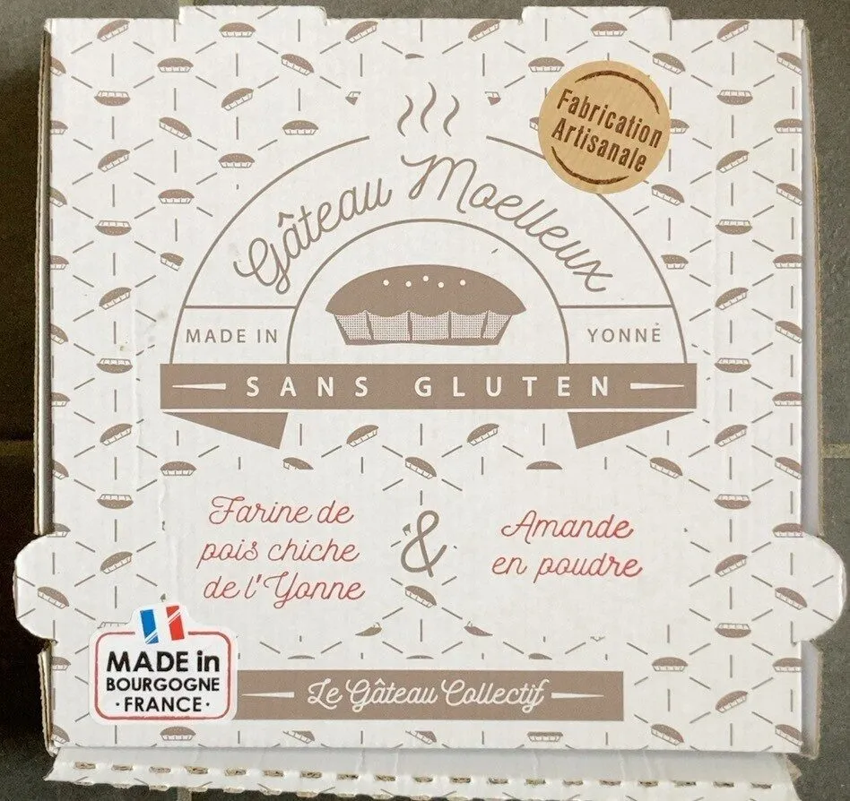 Gâteau Moelleux farine de pois chiche et amande en poudre