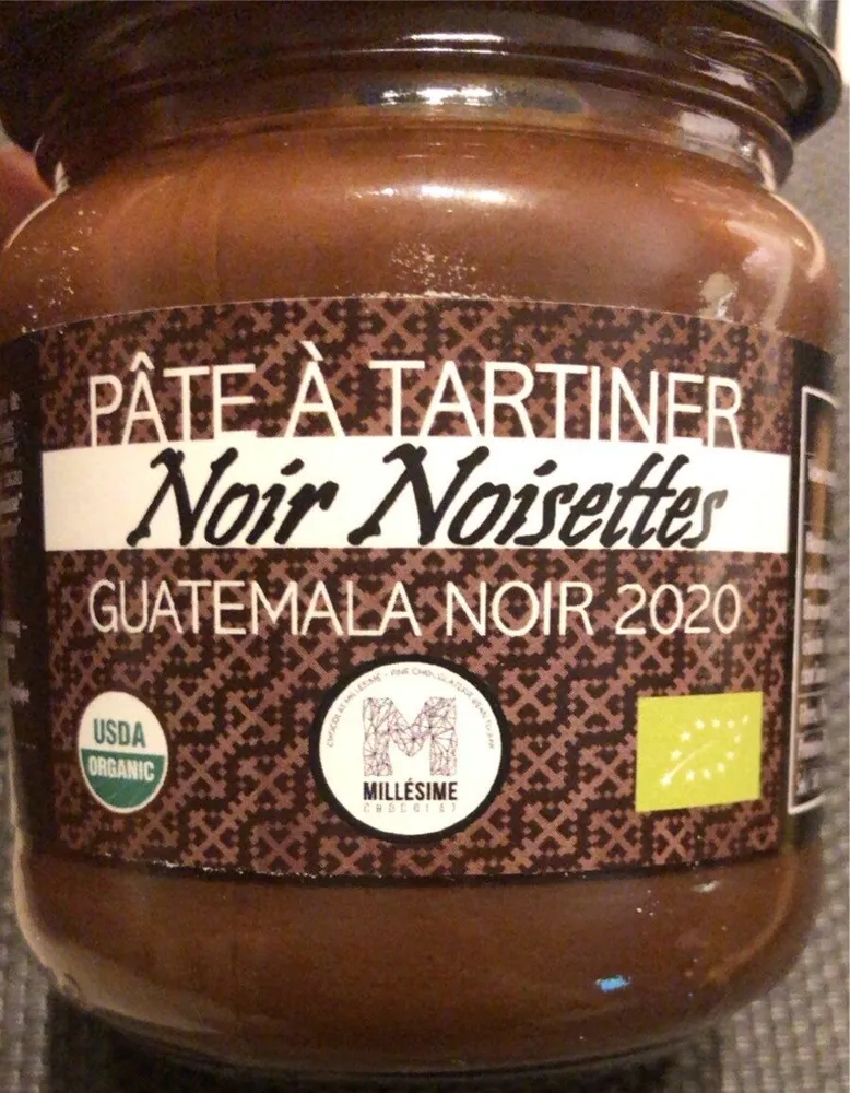 Pate a tartiner Noir Noisettes