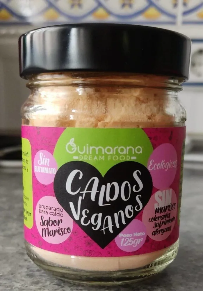Caldo vegano marisco