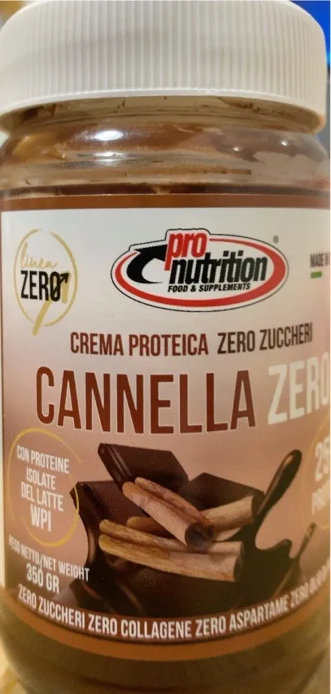 Crema proteica cannella zero