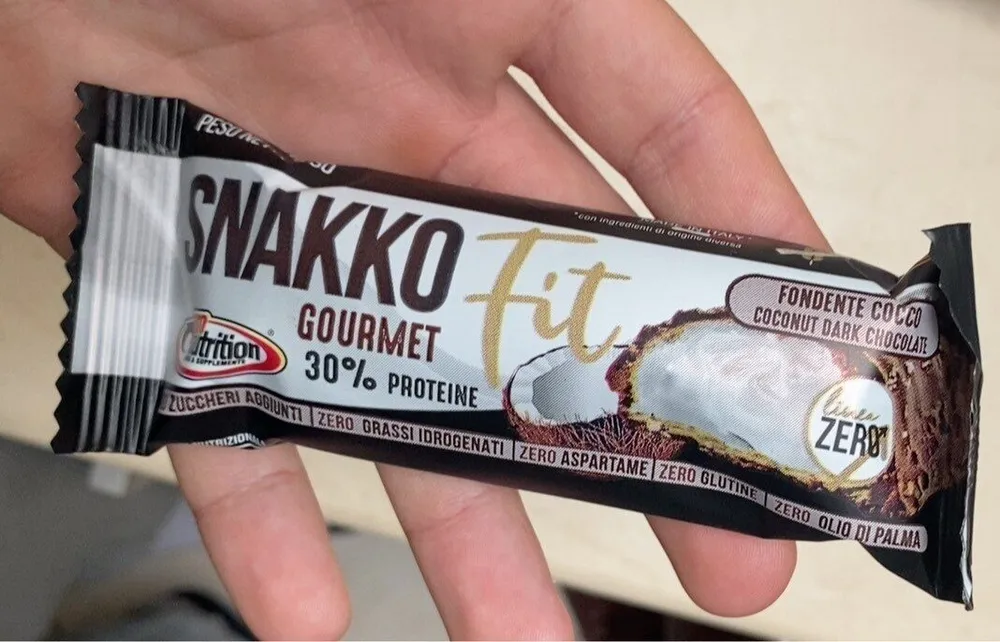 Snakko fit gourmet fondente cocco