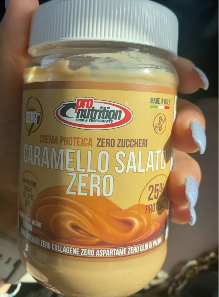 crema proteica al caramello salato